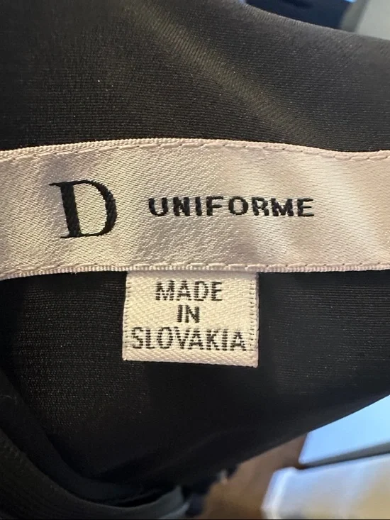 Dior Black Long-Sleeve Collared Midi Dress - Picture 5 of 6